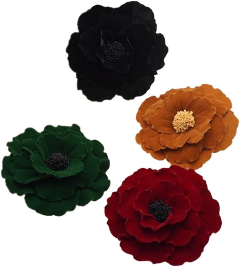 17cm Big Size Velvet Flower Brooch Pin for All Occasions