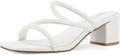Shoe'N Tale Strappy Heels For Women Low Chunky Block Heel 1