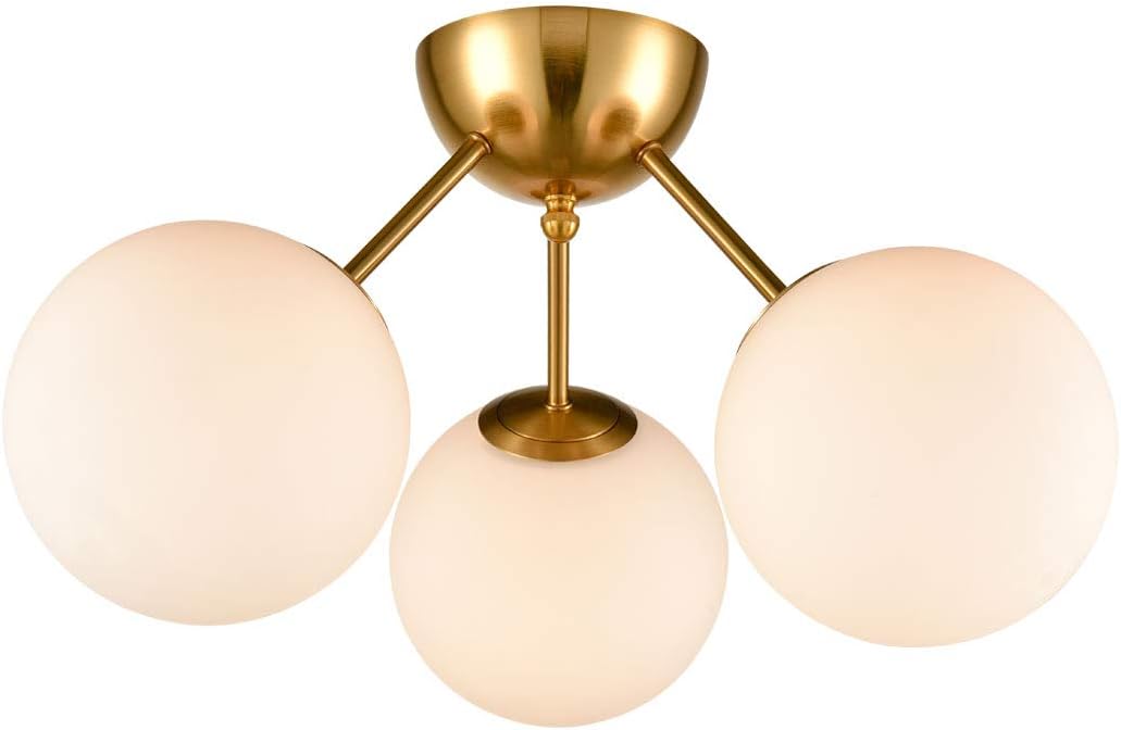 Classic Mid Century Modern Globe Ceiling Light for Any Room