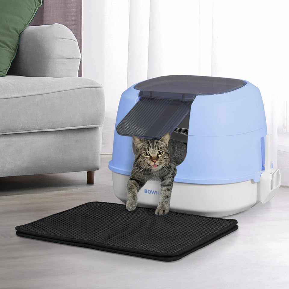 Detachable Cat Litter Box with Lid for All Cat Sizes