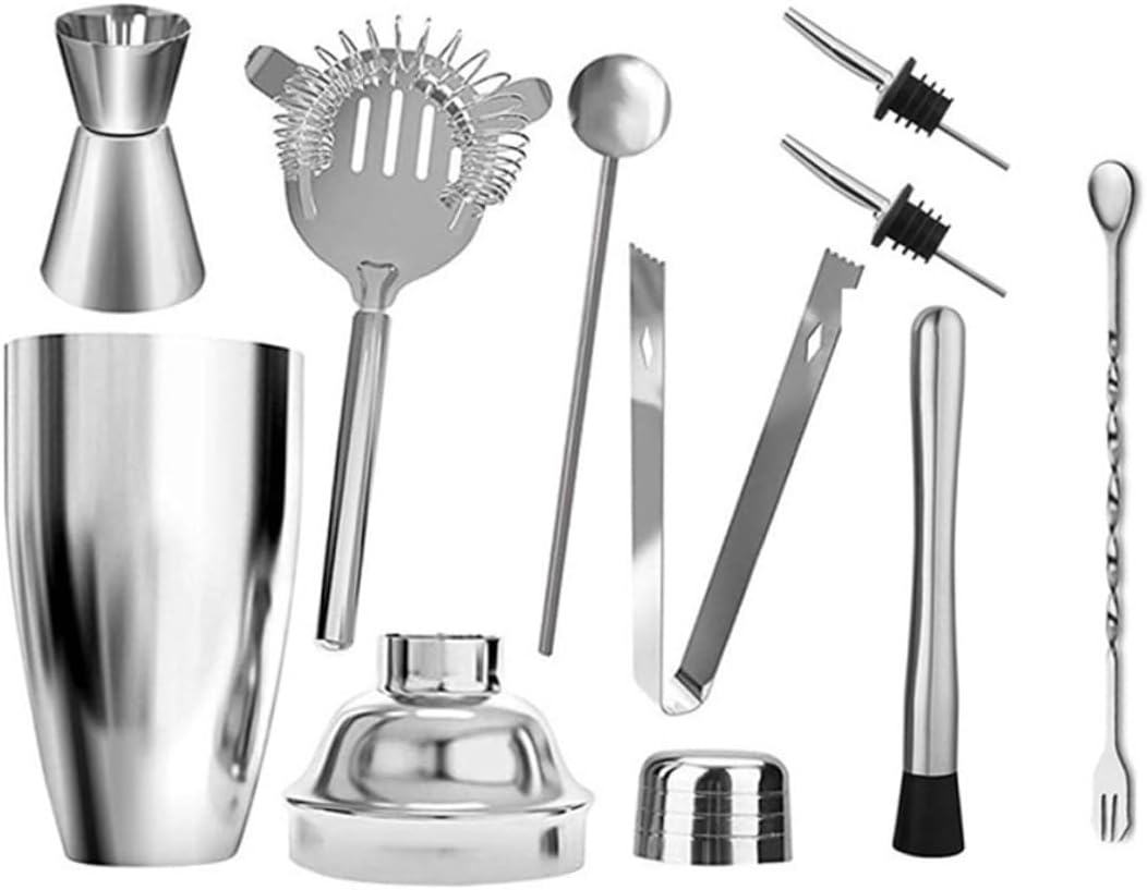 Stylish 9pcs Cocktail Shaker Set by KICHOUSE