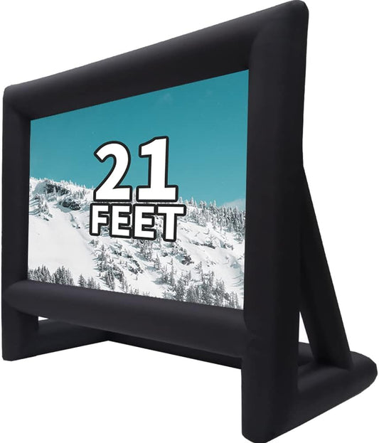 21 Feet Inflatable Outdoor Projector Movie Screen for Fun