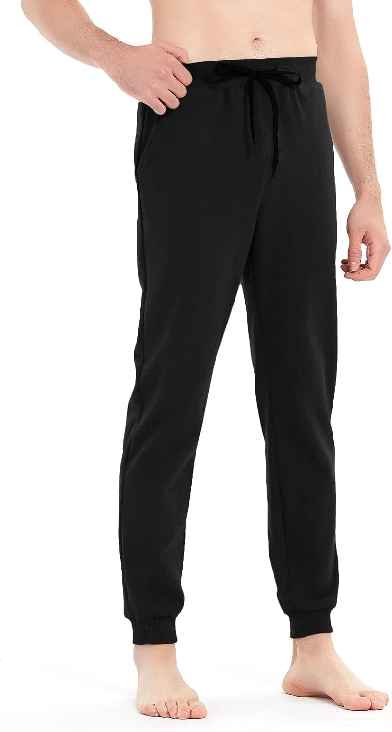 Idtswch Long Inseam Mens Tall Sweatpants with Zip Pockets