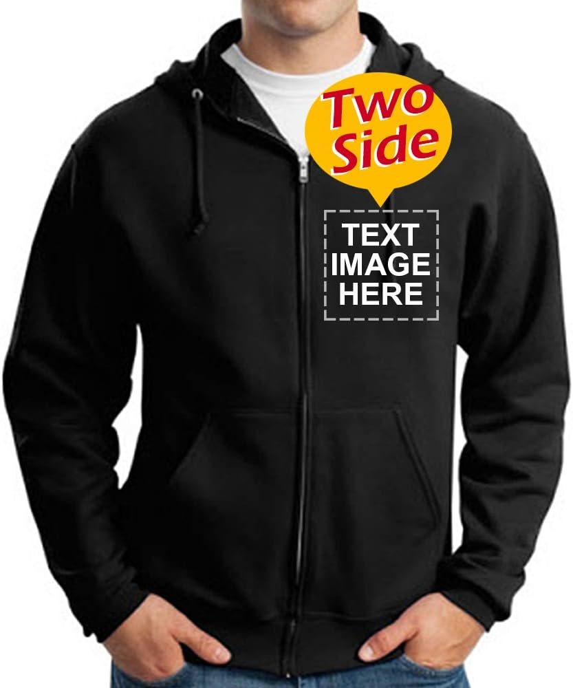 Design Your Own Custom Zip Hoodie by NICTIME
