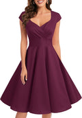 Bbonlinedress Women Short 1950s Retro Vintage Cocktail Dress - Cap