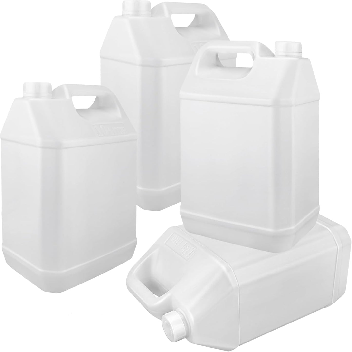2.5 Gallon Water Jug - Durable F-Style Plastic Storage Containers