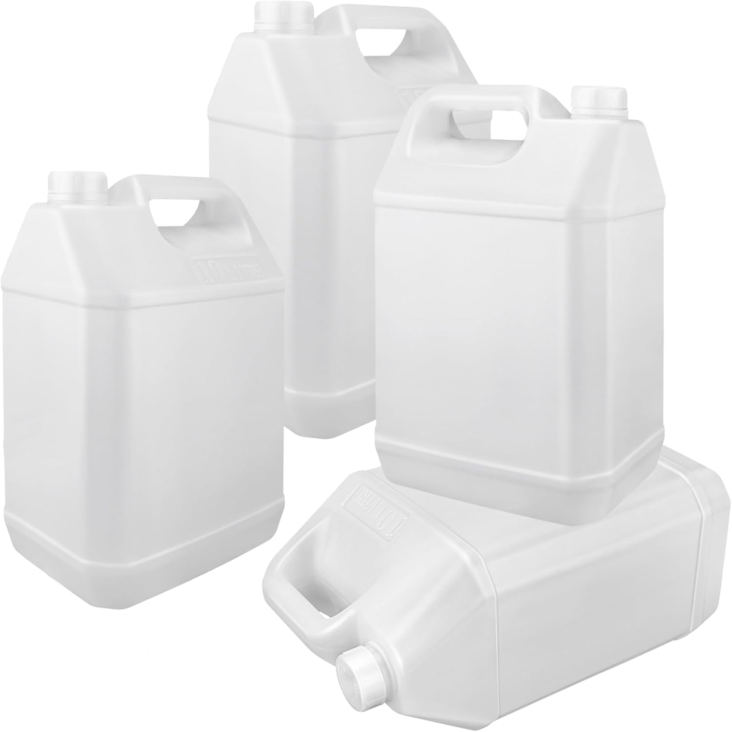 2.5 Gallon Water Jug - Durable F-Style Plastic Storage Containers