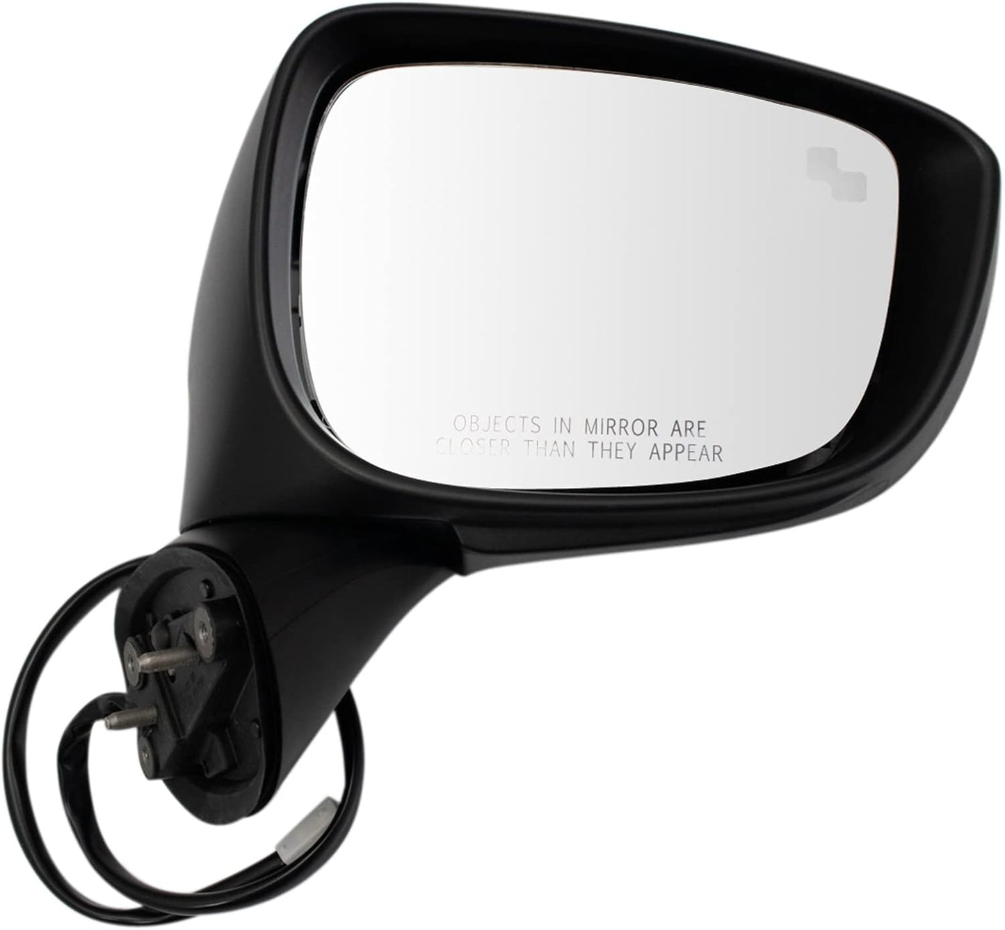 Power Heated Passenger Side Mirror with Blind Spot Indicator for Mazda