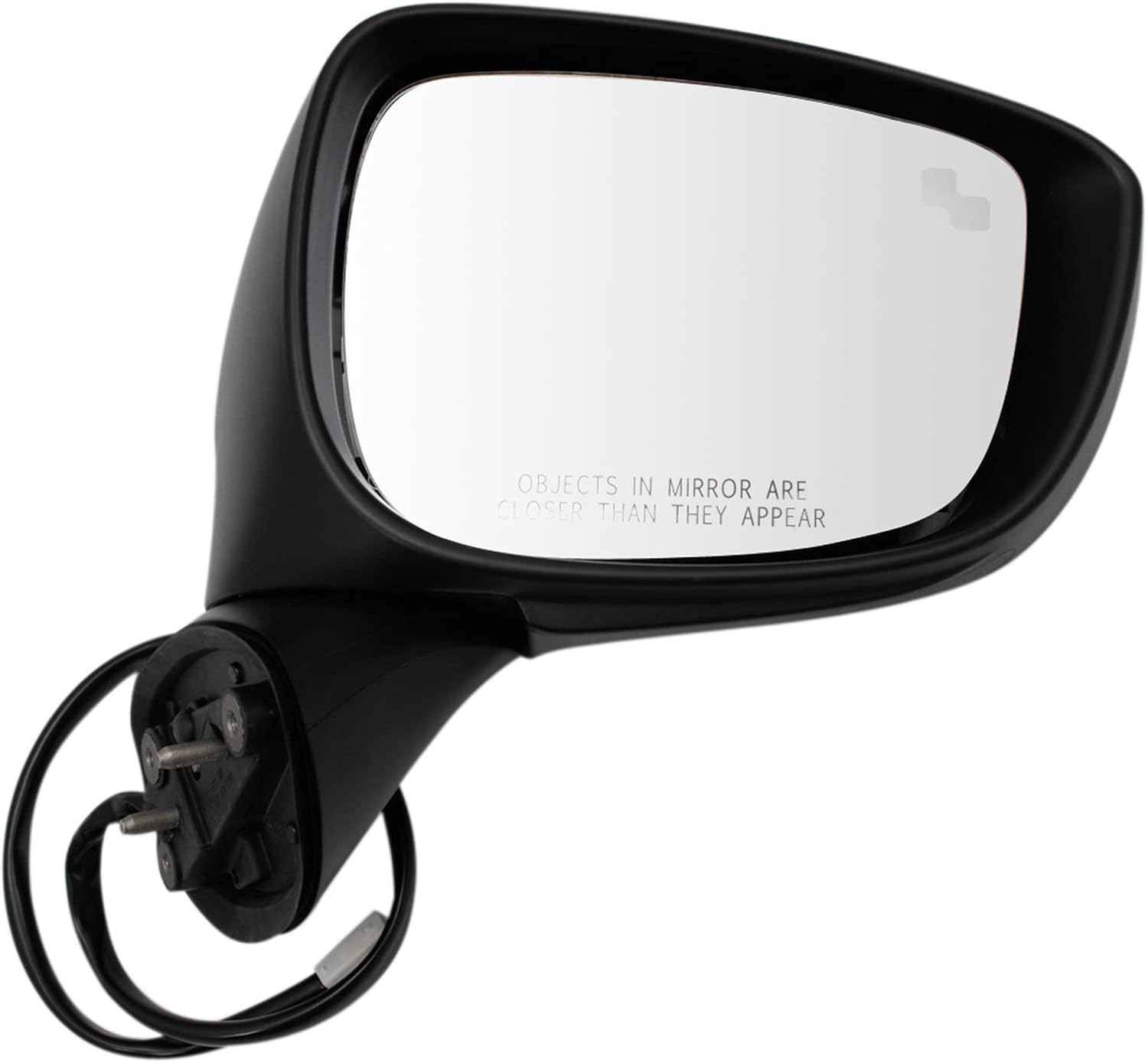 Power Heated Passenger Side Mirror with Blind Spot Indicator for Mazda