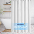 Microban-Infused Shower Curtain Liner: 3G Lightweight Protection