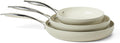 Ceramic Nonstick Cookware 3-Piece Pan Set - All Cooktop Friendly