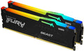 Kingston FURY Beast 16GB DDR5 6000MT/s RGB Kit - Stable High-Speed