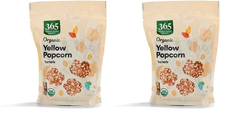 Organic Yellow Popcorn Kernels, Bulk Pack - 56oz