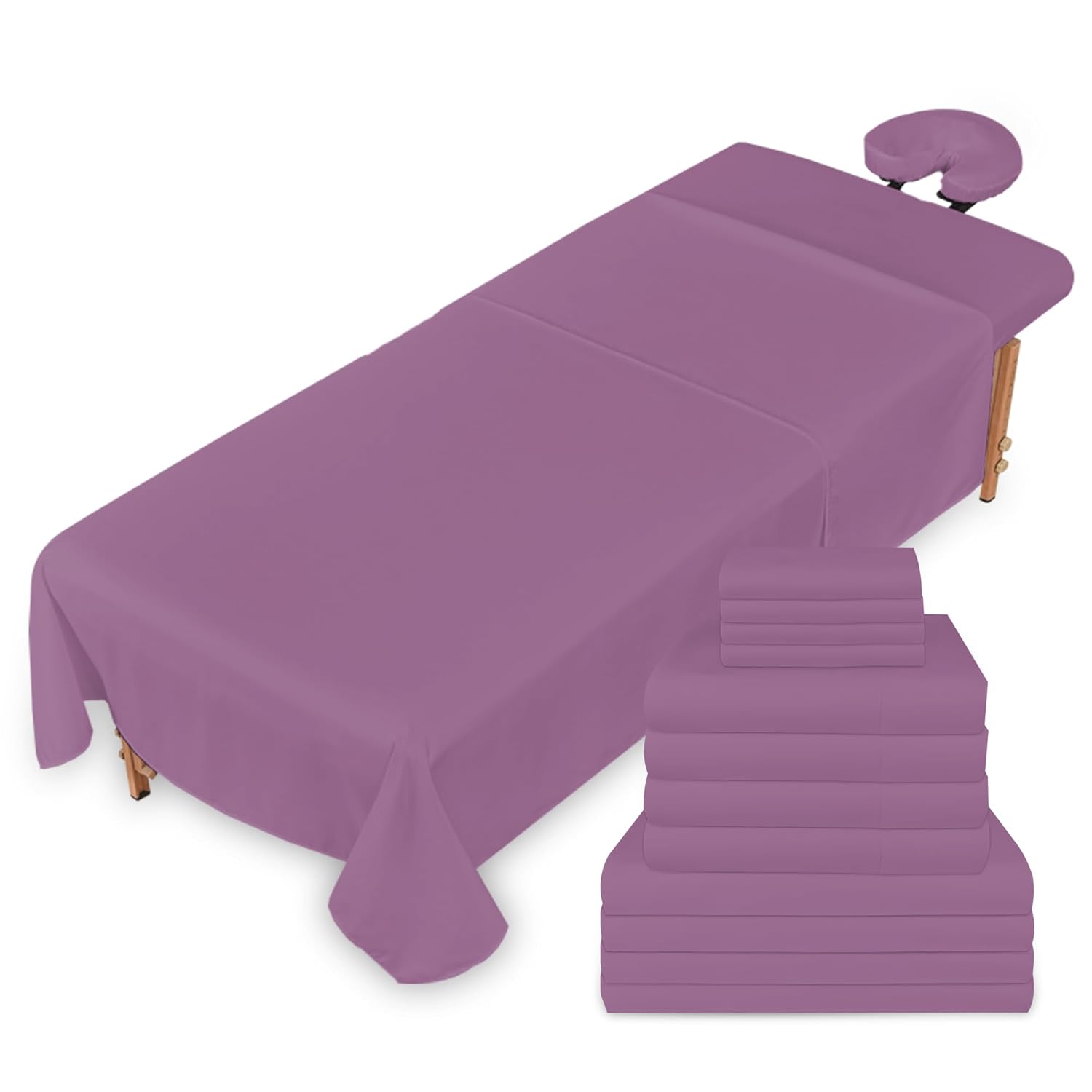 Massage Table Sheets Set 4 Piece Microfiber Spa Bed Sheets