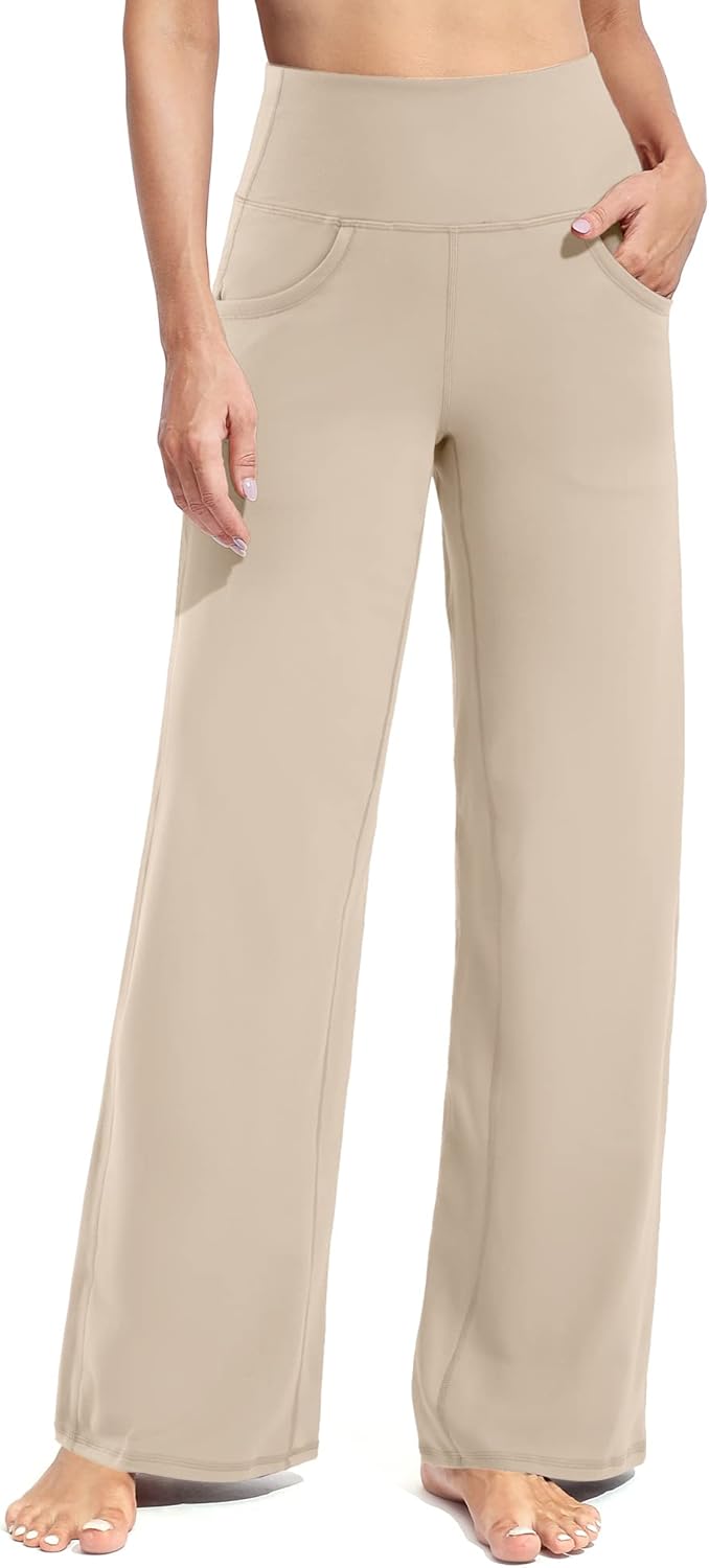 Promover Wide Leg Pants for Women - Comfortable Yoga Wear
