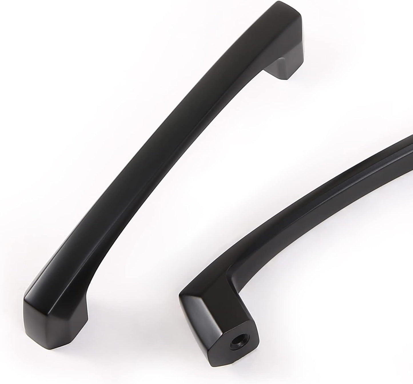COTYKILEY 10 Pack Matte Black Kitchen Cabinet Handles for Style