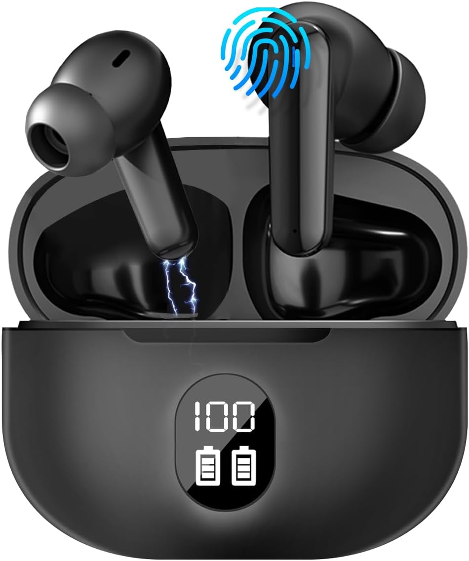 SIMDOG Wireless Earbuds | 24H Playback | Waterproof | Deep Bass