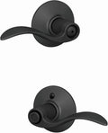 Schlage F40 ACC 622 Accent Door Lever Matte Black - Privacy Lock