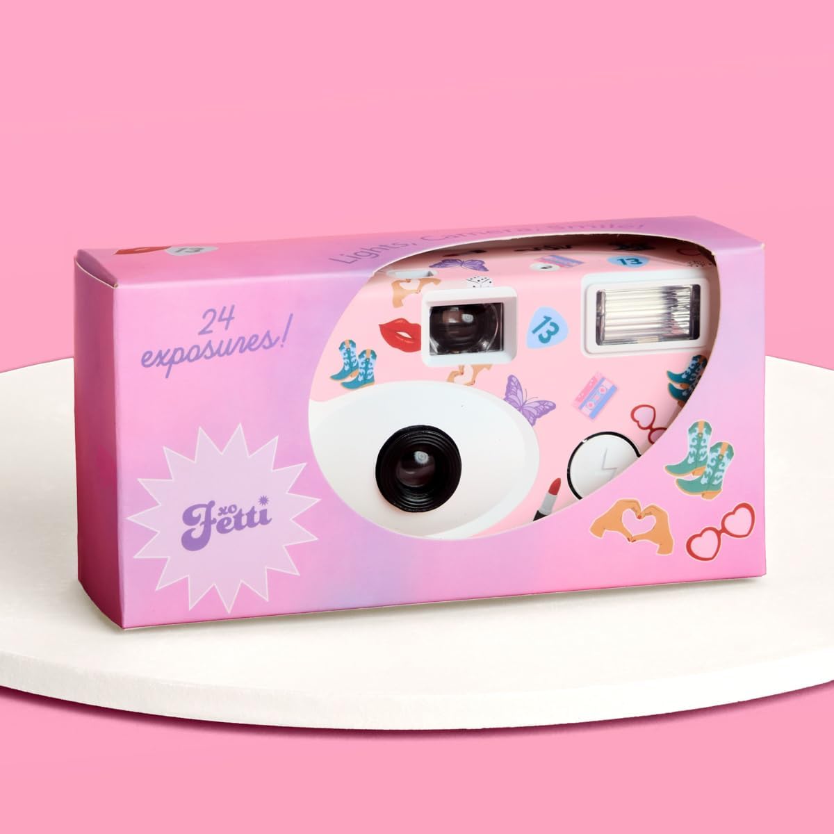 xo, Fetti ERAS Disposable Camera- Fun Bachelorette & Party Photos!