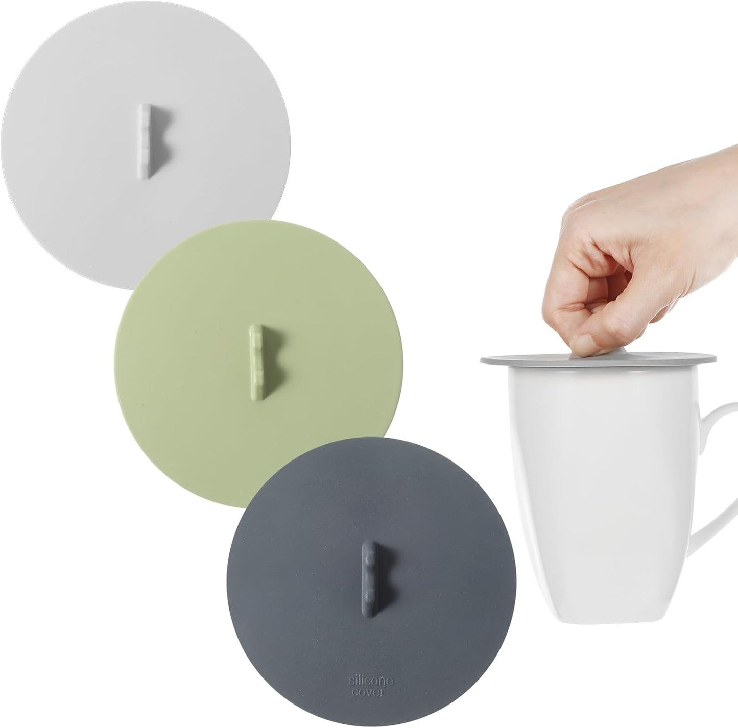 Colorful Silicone Cup Lids - Reusable & Airtight