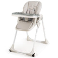 BABY JOY Convertible High Chair Gray - Height Adjustable Recline
