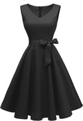 Dressever Women's 50s 60s Vintage Sleeveless Cocktail Dress - Classic