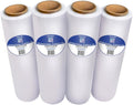 80 Gauge 18in x 1200ft Stretch Film 4-Pack - Heavy Duty Moving Wrap