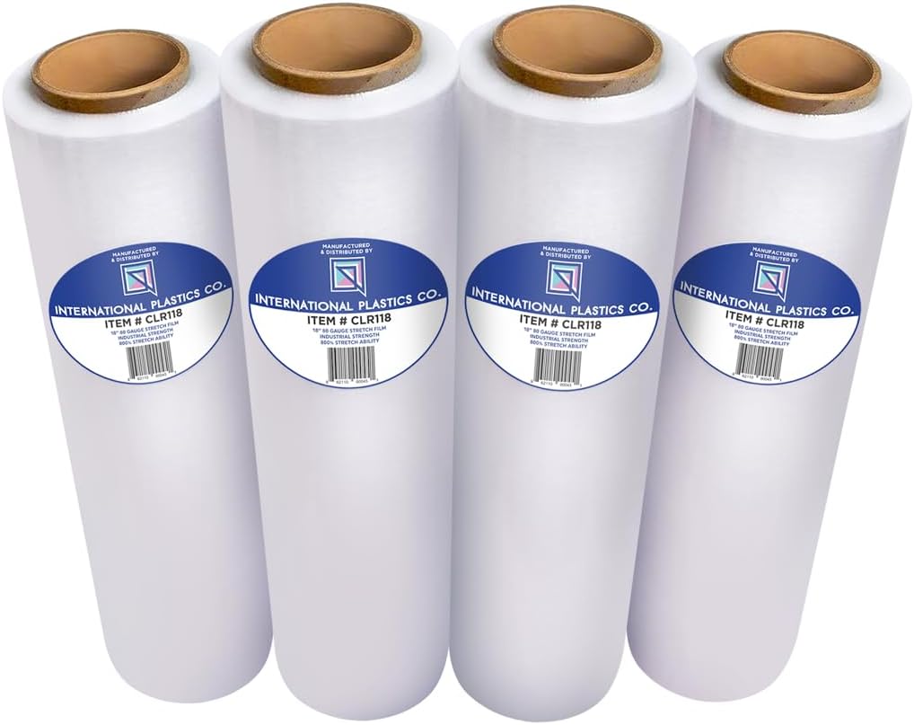 80 Gauge 1200ft Plastic Stretch Film for Packing and Moving