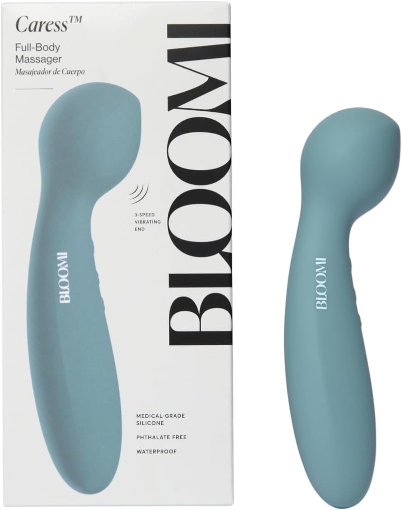 Bloomi Caress Massager - Waterproof Silicone Wand for Clitoral Bliss