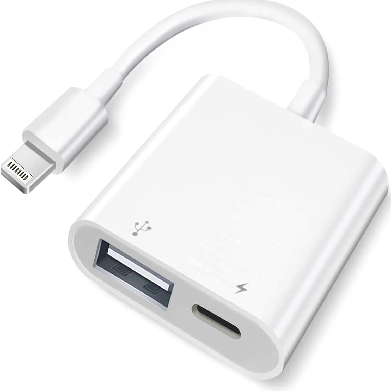Untvie Lightning Camera Adapter: Connect & Charge Fast