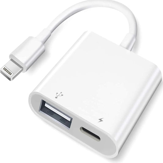 Untvie Lightning Camera Adapter: Connect & Charge Fast