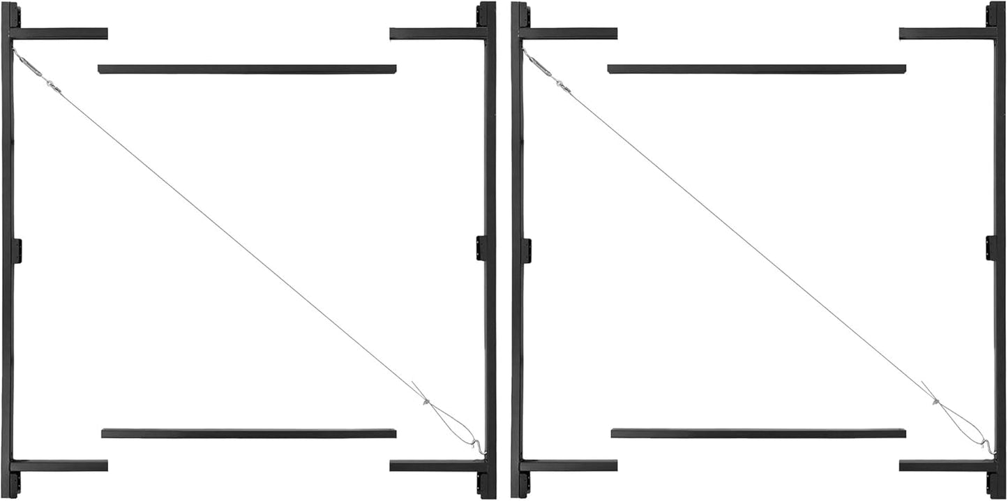 Adjust-A-Gate Steel Frame Lockable 2-Way Gate for Easy Use