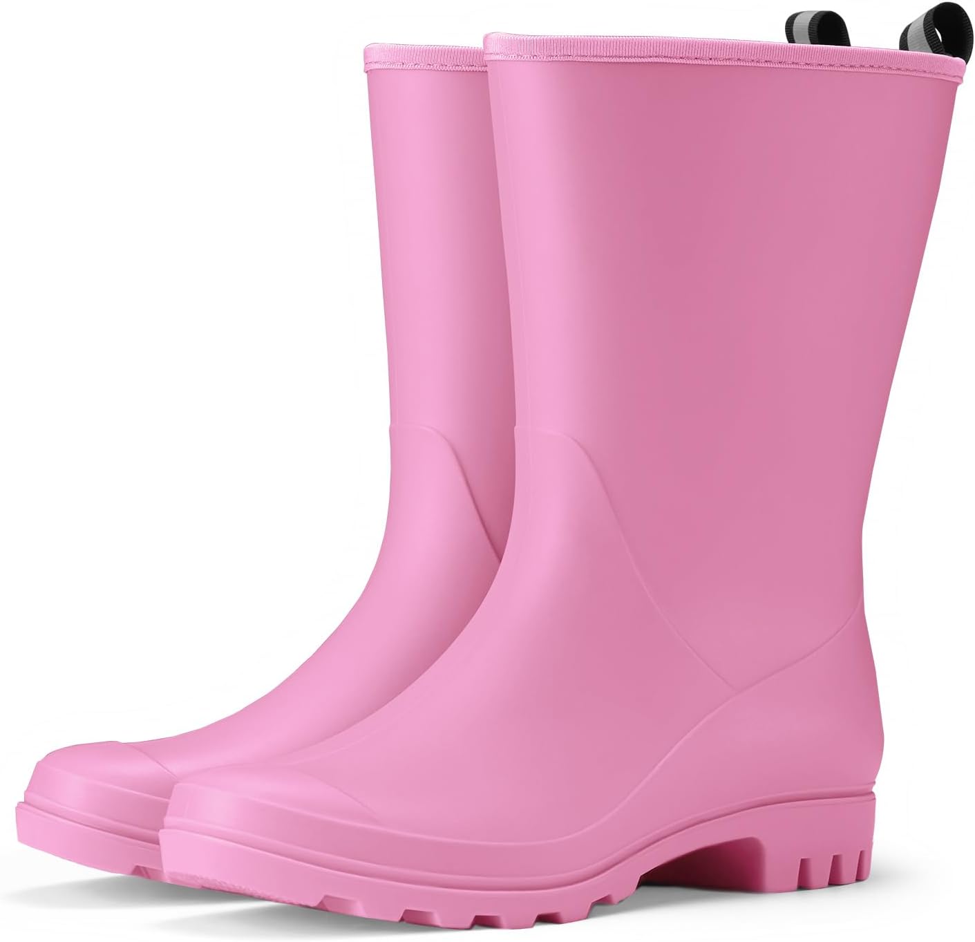 HISEA Women Rubber Boots for Wide Calf Waterproof Comfort