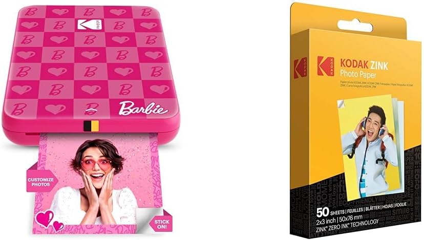 KODAK Barbie x Step Slim Wireless Instant Portable Photo Printer
