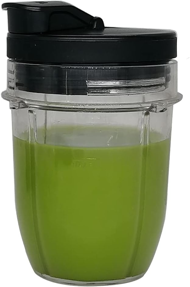 12oz Replacement Cups with Spout Lids for Nutri Ninja Blenders