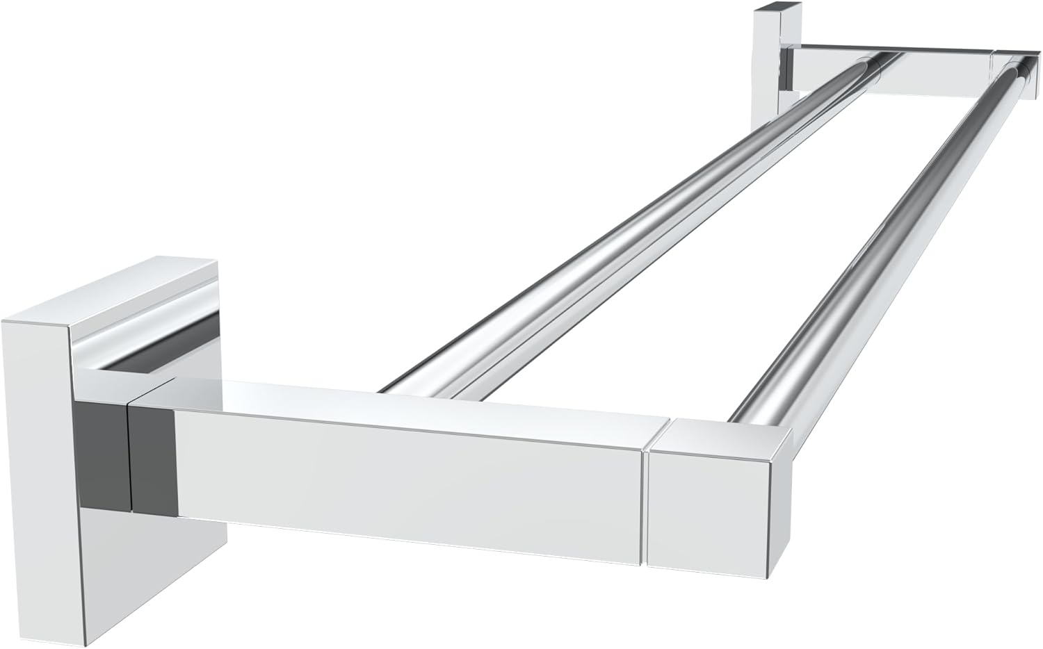 RUACQ 24 Inch Double Towel Bar for Modern Bathroom Decor