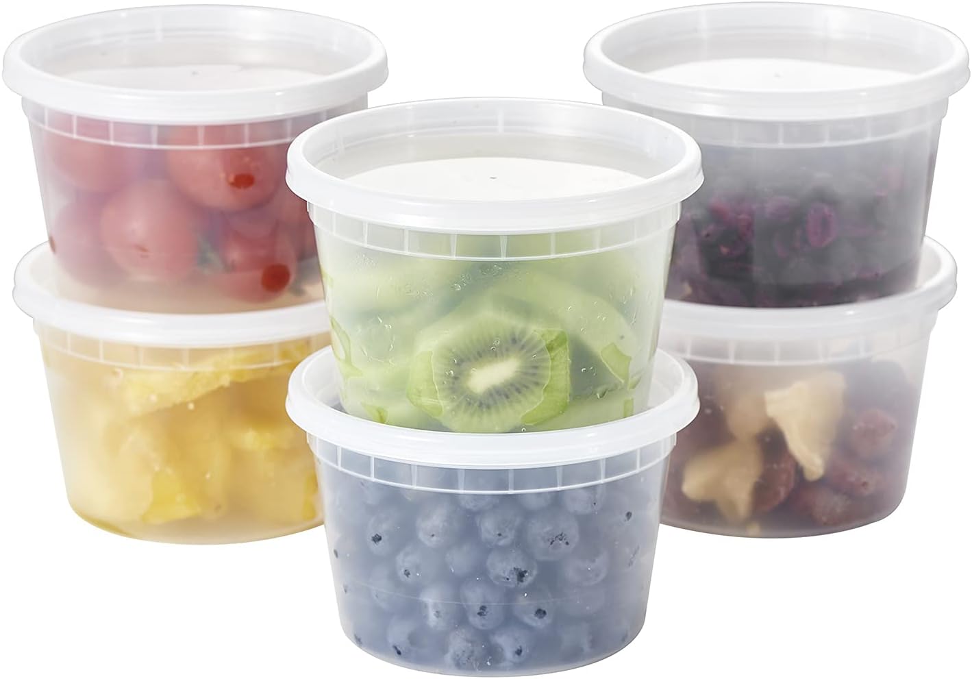 48 Set Fuling 16oz Deli Containers | Leakproof & Stackable | BPA Free