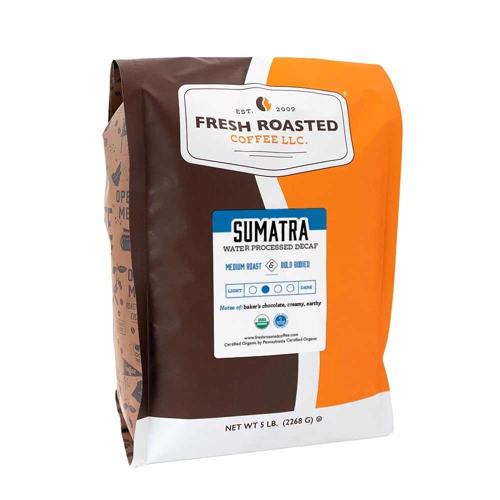 Organic Sumatra Water-Processed Decaf Coffee for True Flavor Lovers