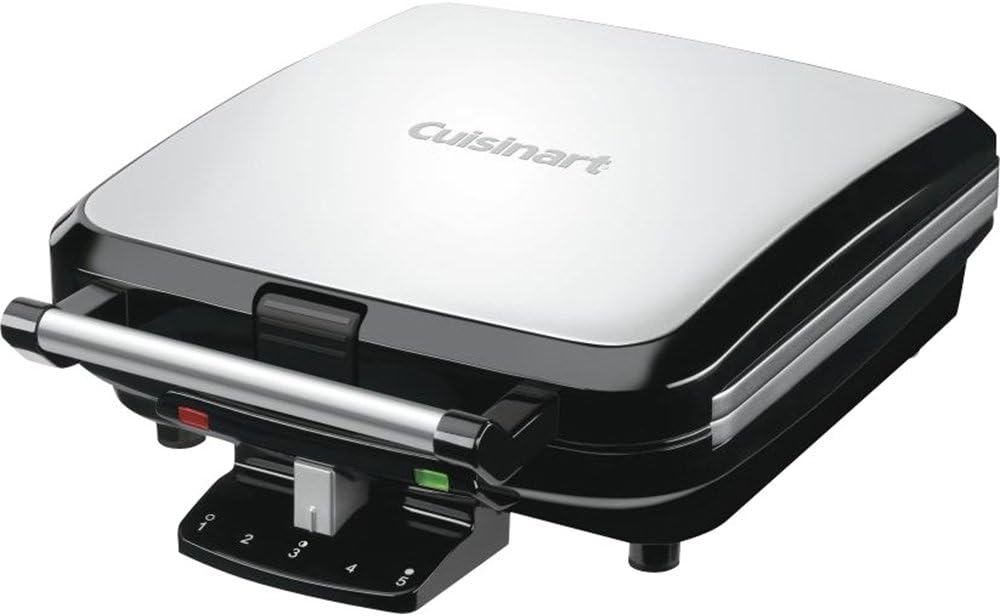 Cuisinart Stainless Steel Waffle Maker - Crispy Belgian Waffles!