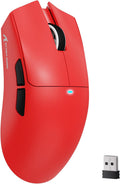 Attack Shark X11SE Red Lightweight Wireless Gaming Mouse 59g