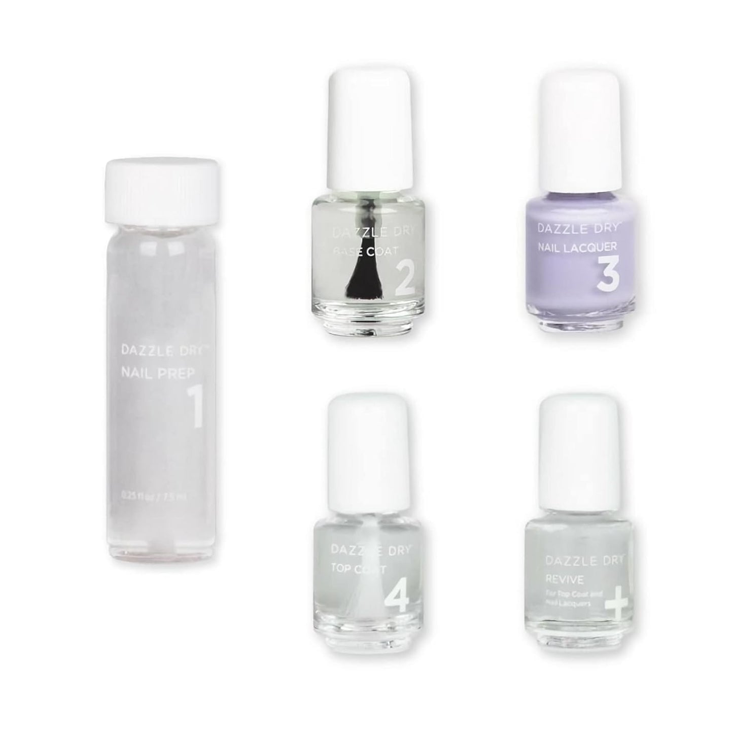 Dazzle Dry Mini Kit 4 Step System for Flawless Manicures