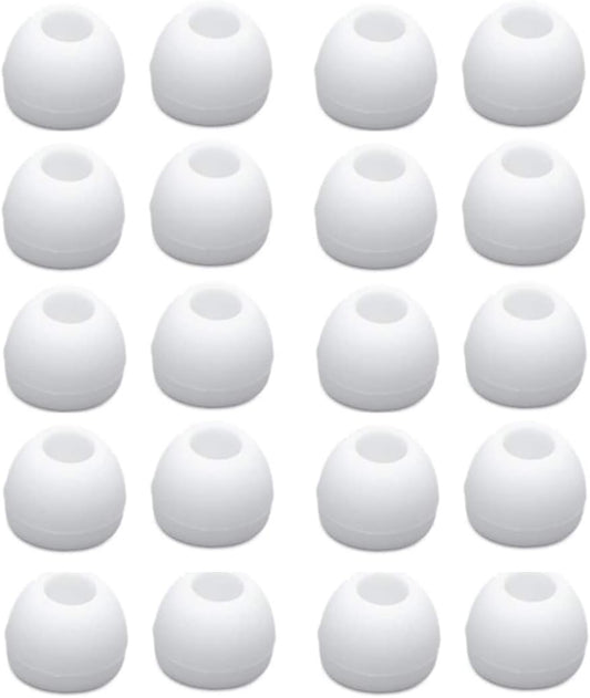 Universal Medium Silicone Earbud Tips - 10 Pairs