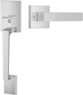 goldenwarm Front Door Handle Reversible Lever - Brushed Nickel