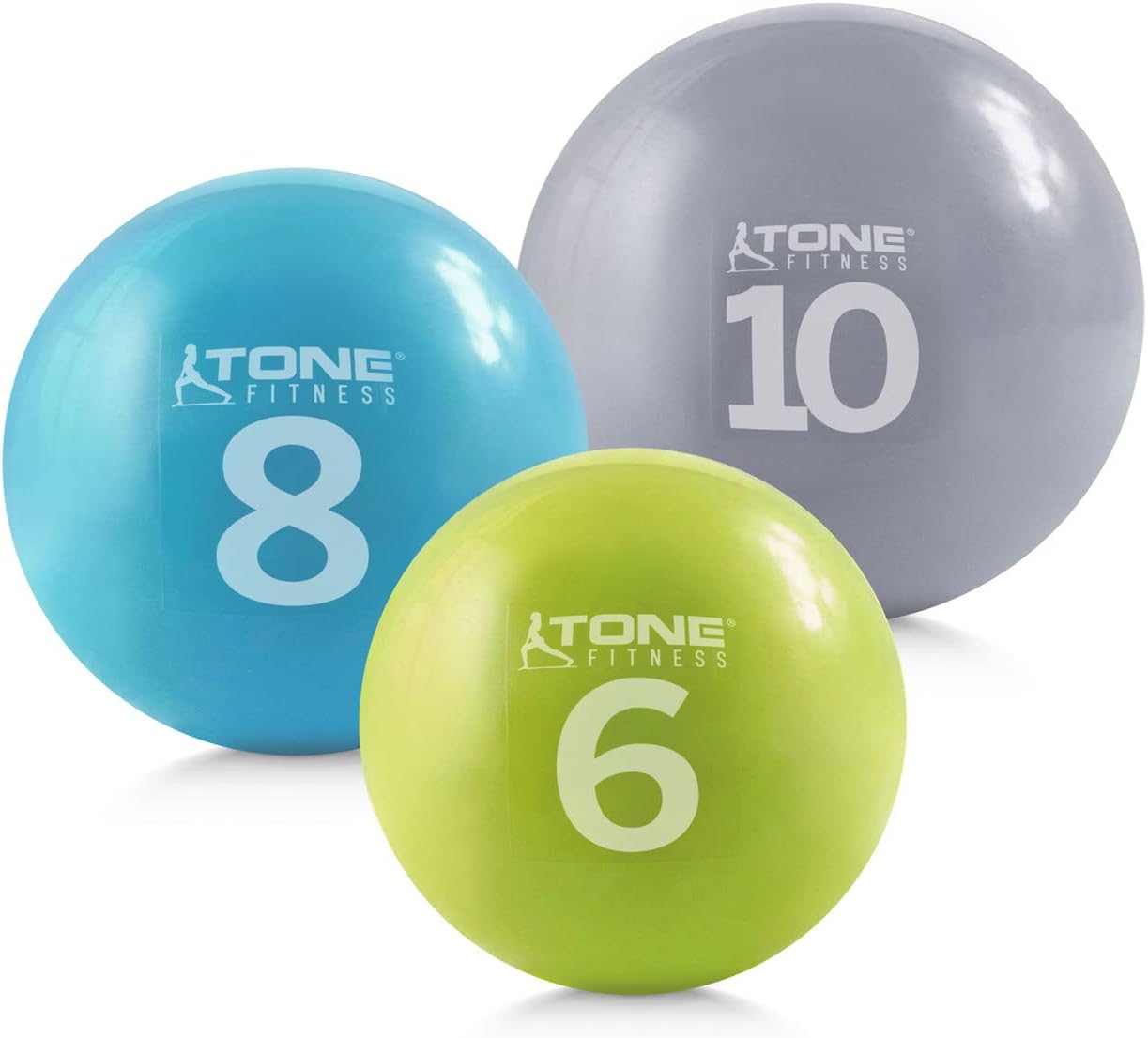 CAPHAUS Soft Weighted Exercise Ball for Strength and Balance