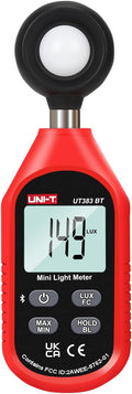 Light Meter UT383BT Lux Meter - Bluetooth Digital Illuminance
