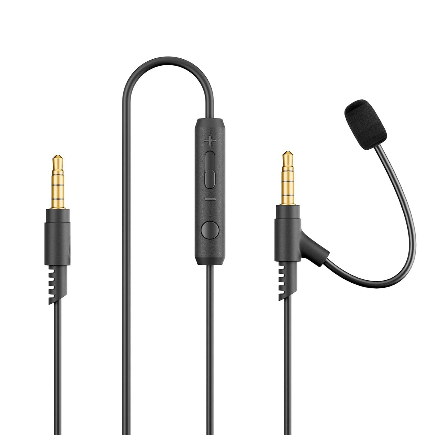Enhanced Connectivity: KUUAUX 3.5mm AUX Cable w/ Mic, Volume Control, 6.6Ft