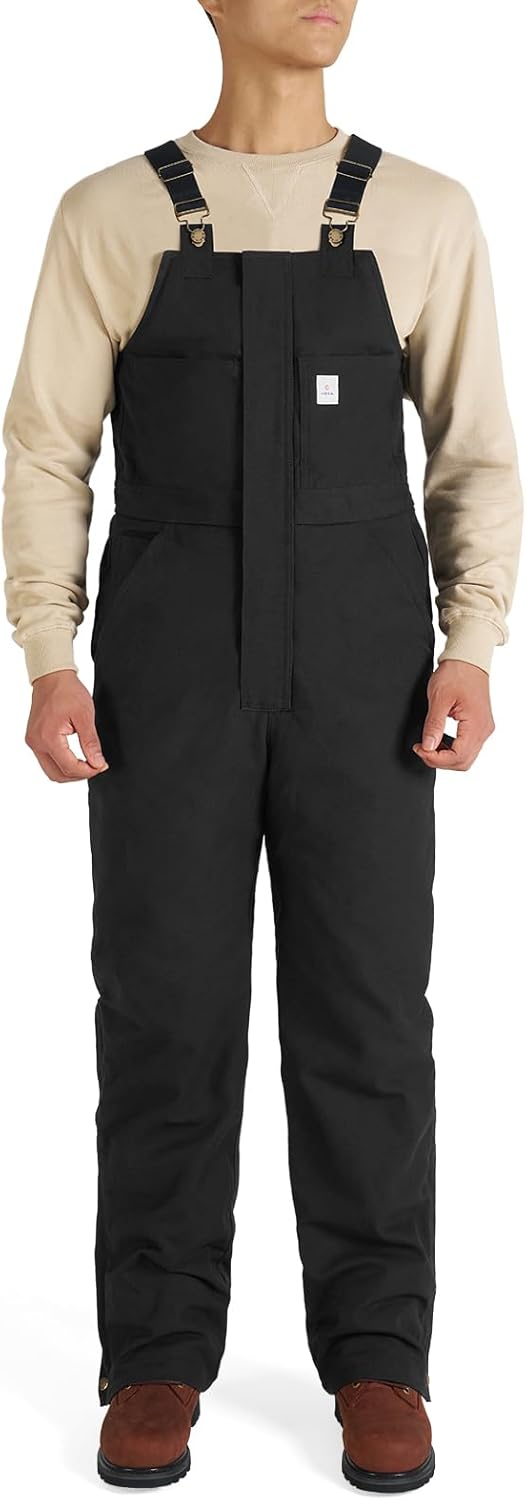 HISEA Men's Insulated Bib Overalls for Cold Weather Work