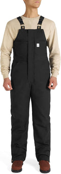 HISEA Men's Insulated Bib Overalls - Warm, Water-Resistant Workwear