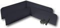 Eagle 1 Rain Gutter Valley Splash Guards - Classic Bent, Dark Bronze