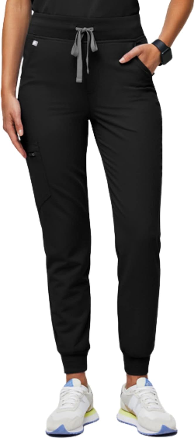 FIGS Zamora High Waisted Jogger Scrub Pants for Women - Comfort
